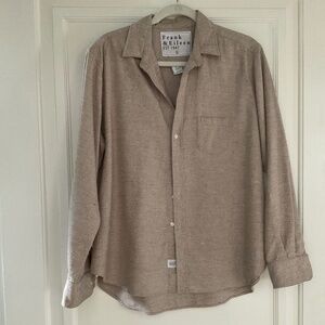 Frank & Eileen Eileen Button-Down Shirt / heather camel sz L